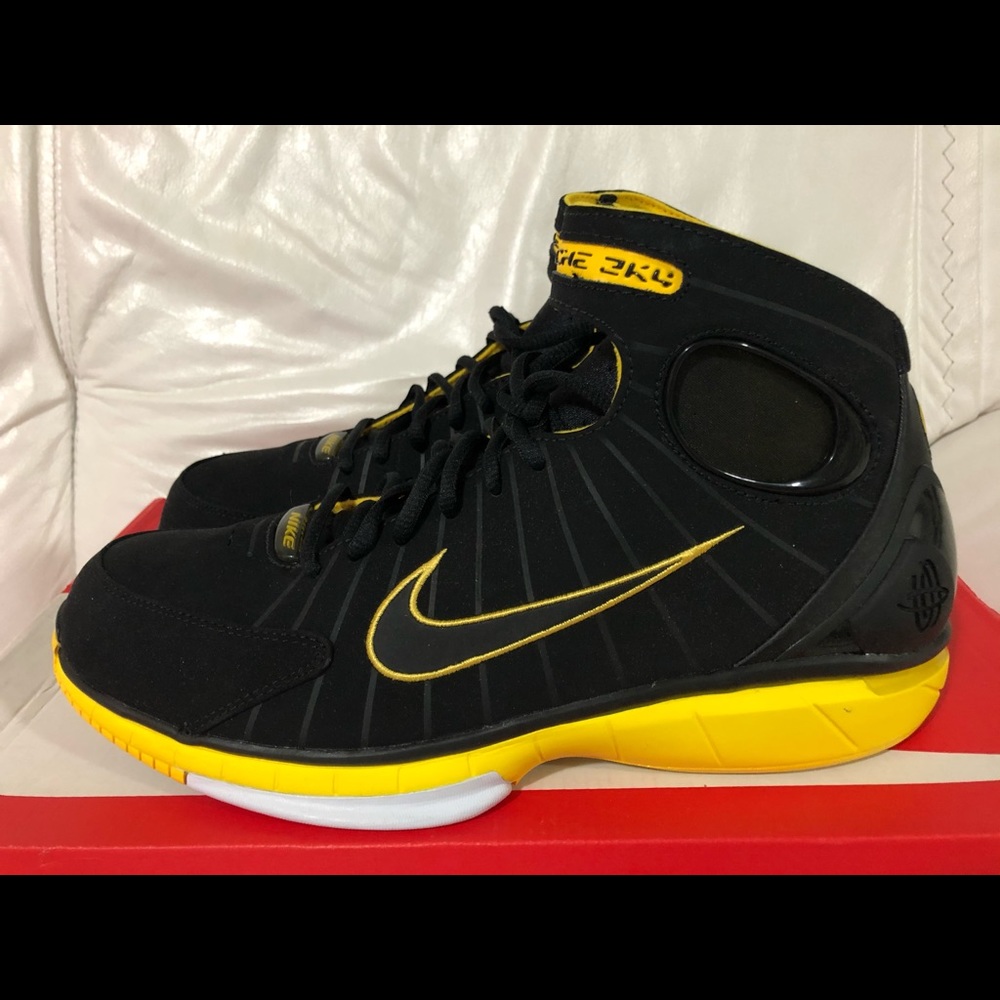 Nike Air Zoom Huarache 2K4 Black Maize Kobe Bryant
